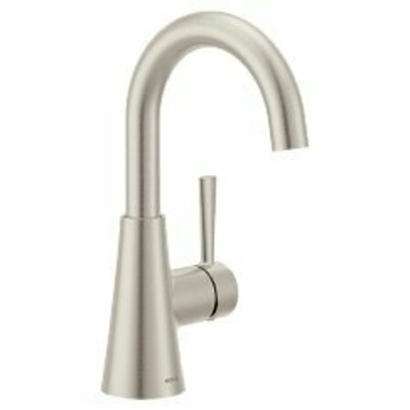 MOEN Ronan One-Handle High Arc Bathroom Faucet in Spot Resist Brushed Nickel 84021SRN